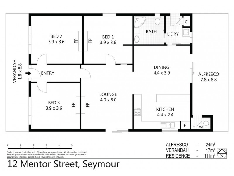 12 Mentor Street, Seymour VIC 3660 Floorplan