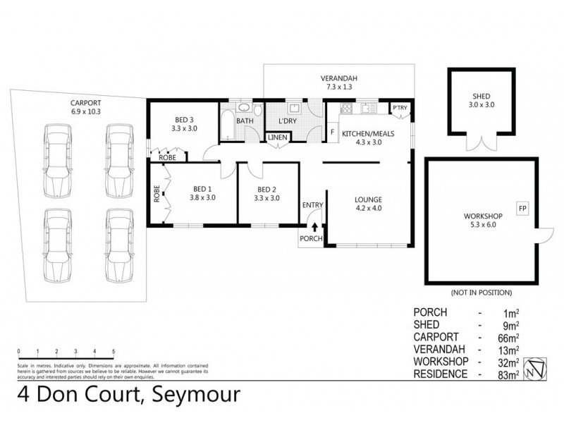 4 Don Court, Seymour VIC 3660 Floorplan