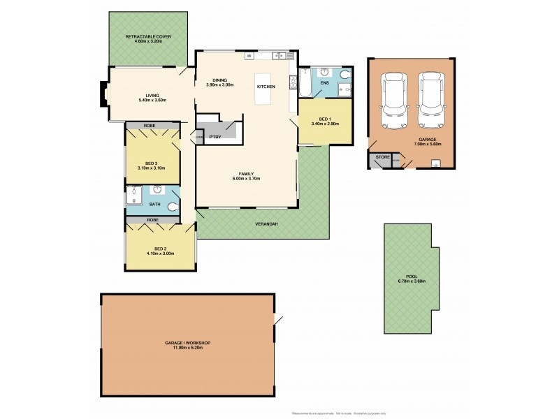 44 Golf Course Road, Euroa VIC 3666 Floorplan