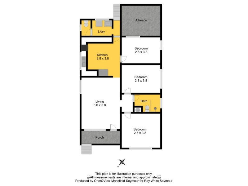 5 Chisholm Crescent, Seymour VIC 3660 Floorplan
