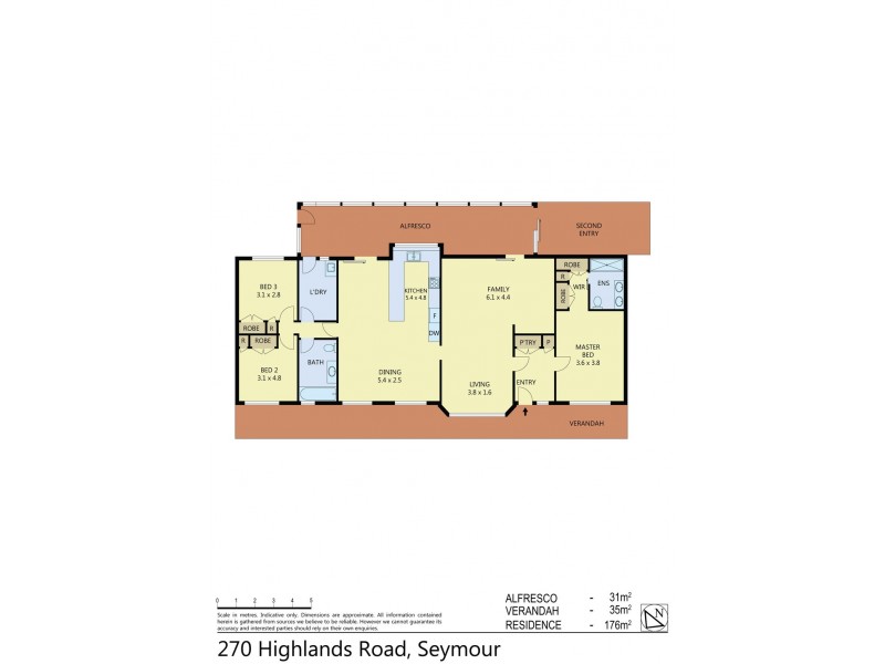 270 Highlands Road, Seymour VIC 3660 Floorplan