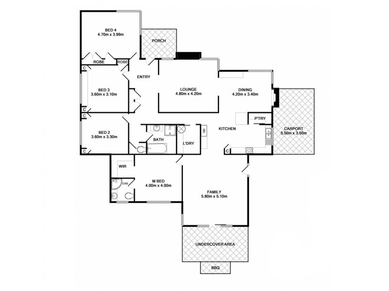 10 Garrett Street, Euroa VIC 3666 Floorplan