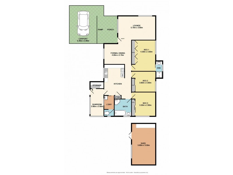 133 Anderson Street, Euroa VIC 3666 Floorplan