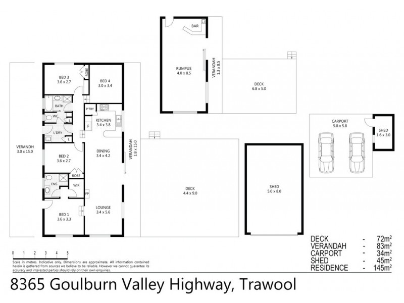 8365 Goulburn Valley Highway, Trawool VIC 3660 Floorplan