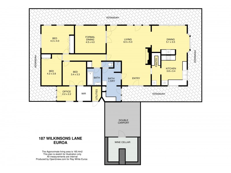 187 Wilkinsons Lane, Euroa VIC 3666 Floorplan