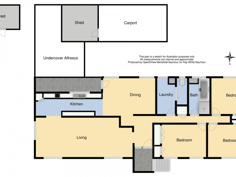 11 Skermer Avenue, Seymour VIC 3660 Floorplan