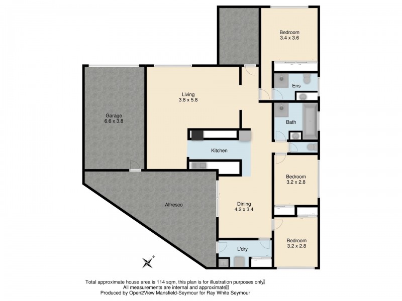 2 Avenel Road, Seymour VIC 3660 Floorplan