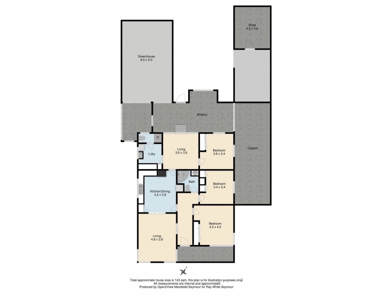 40 Alfred Street, Seymour VIC 3660 Floorplan