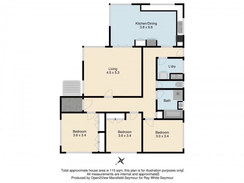 8 Guild Street, Seymour VIC 3660 Floorplan