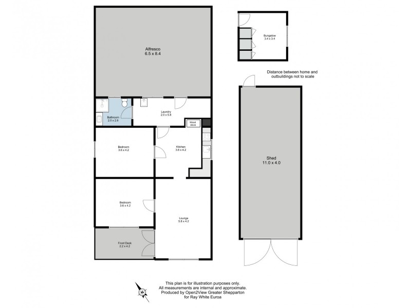 6-8 Down Street, Longwood VIC 3665 Floorplan