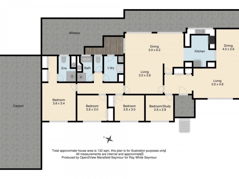 169 Tarcombe Road, Seymour VIC 3660 Floorplan