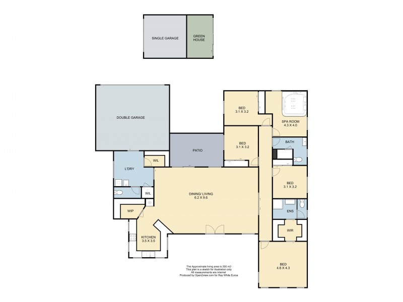 60 Kirkland Avenue, Euroa VIC 3666 Floorplan
