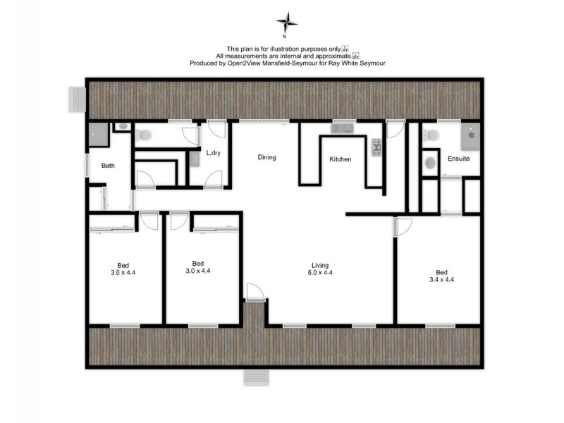157 Tarcombe Road, Seymour VIC 3660 Floorplan