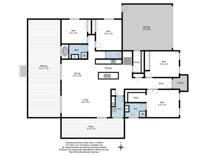 14 Lightwood Avenue, Seymour VIC 3660 Floorplan