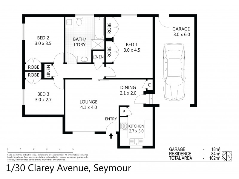 1/30 Clarey Ave, Seymour VIC 3660
