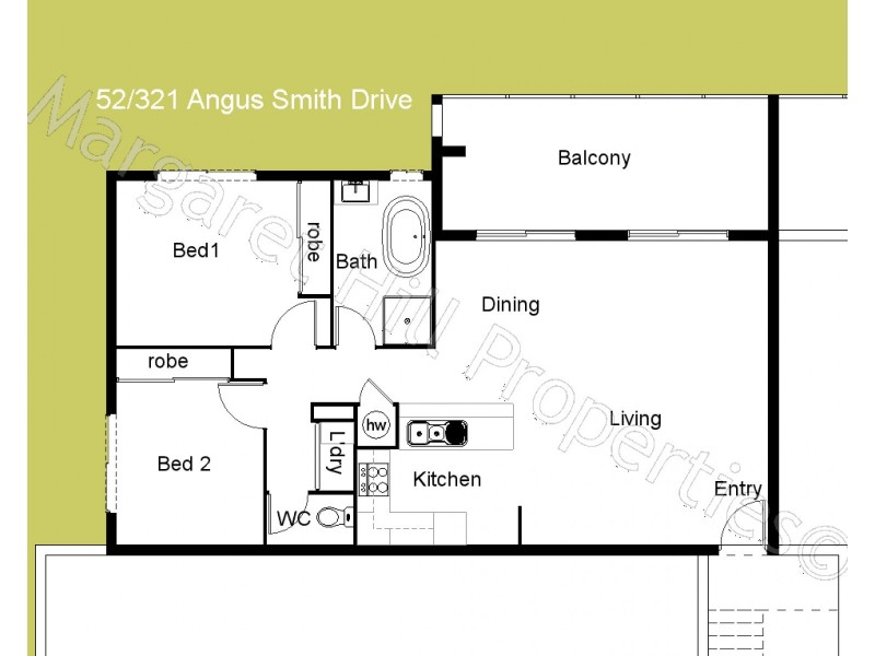 52/321 Angus Smith Drive, Douglas QLD 4814 Floorplan