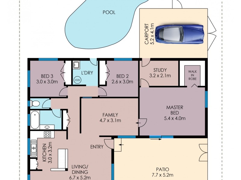 14 Allamanda Crescent, Annandale QLD 4814 Floorplan