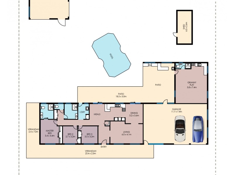 75 Rangewood Drive, Rangewood QLD 4817 Floorplan