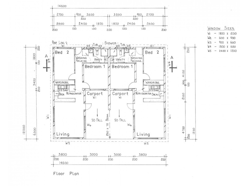 1 & 2 / 12 Luxton Street, Kirwan QLD 4817 Floorplan