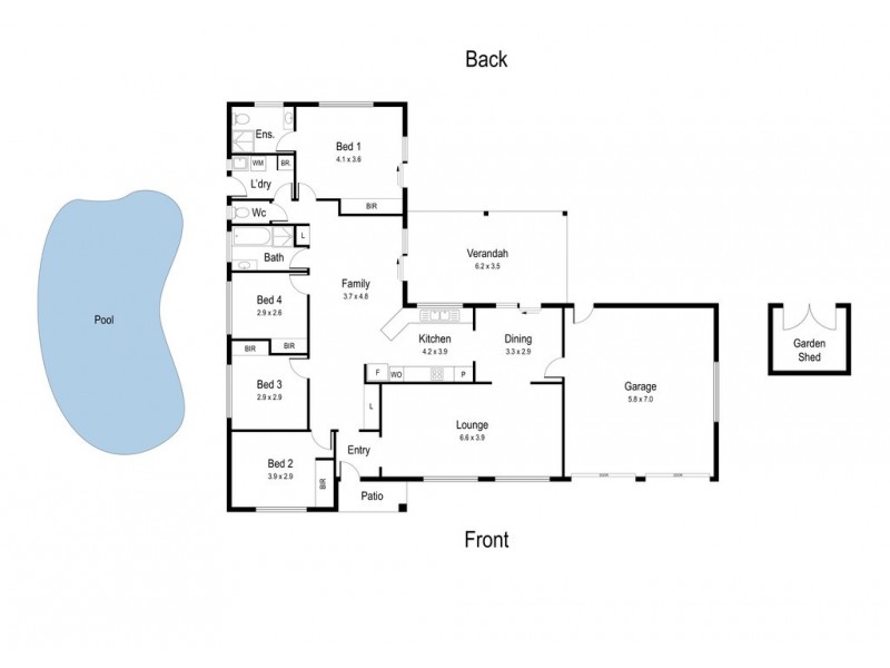 1 Cycad Court, Annandale QLD 4814 Floorplan