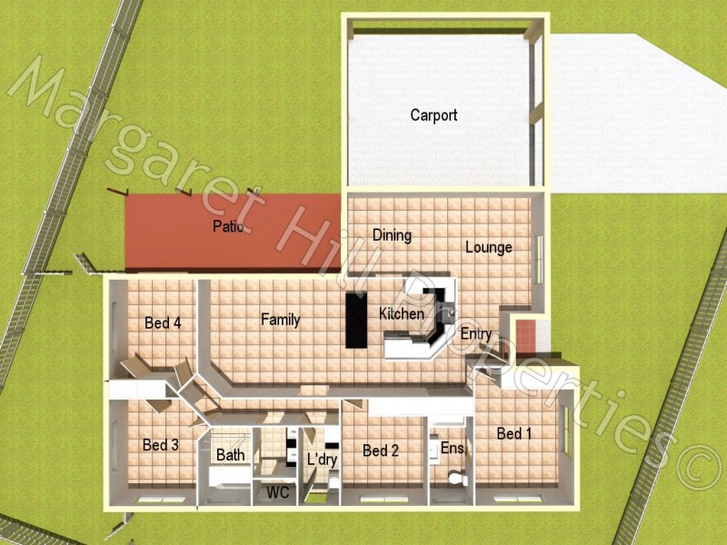 4 Spruce Street, Kirwan QLD 4817 Floorplan