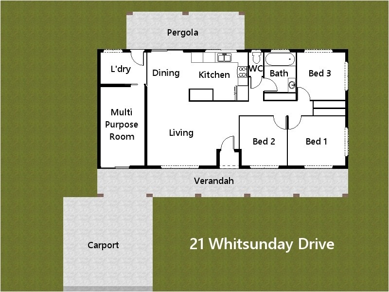 21 Whitsunday Drive, Kirwan QLD 4817 Floorplan