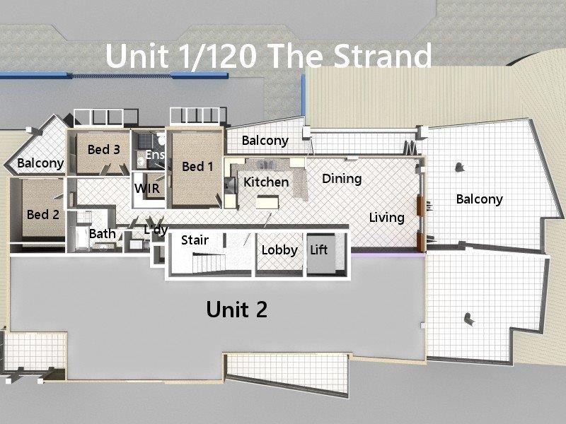 1/120 The Strand, North Ward QLD 4810 Floorplan