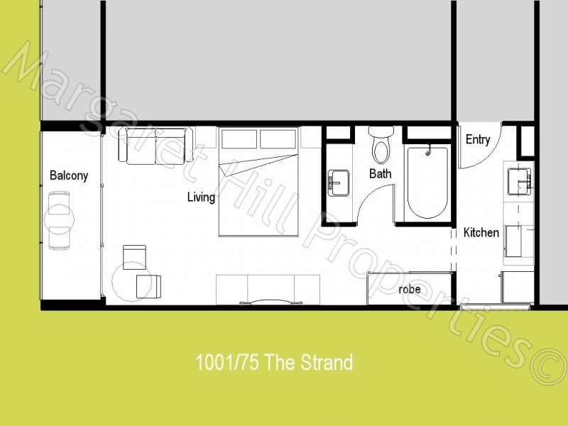 1001/75 The Strand, North Ward QLD 4810 Floorplan