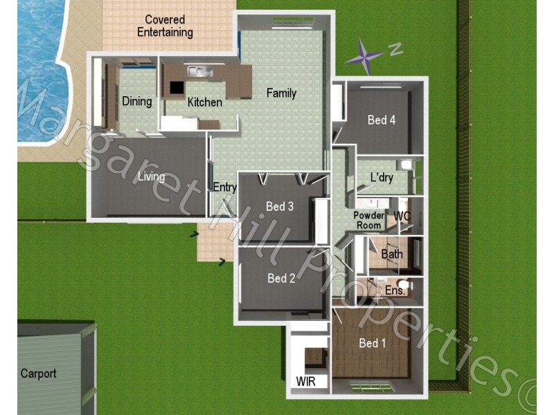 3 Gledhill Court, Annandale QLD 4814 Floorplan