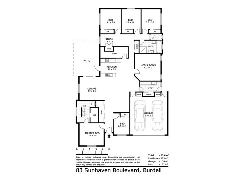 83 Sunhaven Boulevard, Burdell QLD 4818 Floorplan