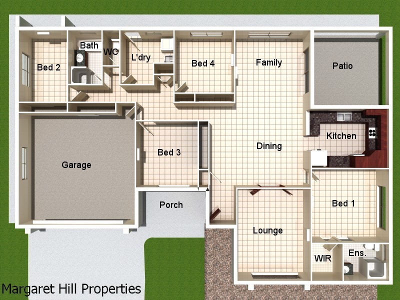 11 Lyrebird Lane, Bohle Plains QLD 4817 Floorplan