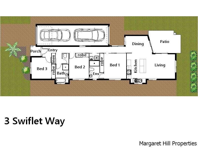 3 Swiftlet Way, Bohle Plains QLD 4817 Floorplan