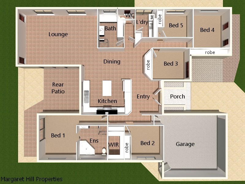 15 Kalynda Parade, Bohle Plains QLD 4817 Floorplan