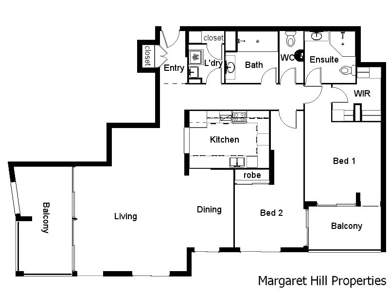 1108/2 Dibbs Street, South Townsville QLD 4810 Floorplan