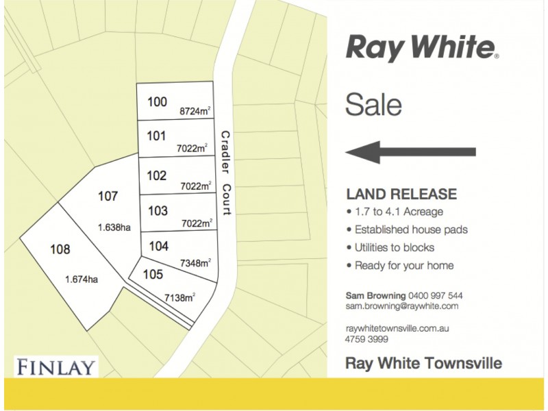 8 (Lot 102) Cradler Crt, Bluewater Park QLD 4818
