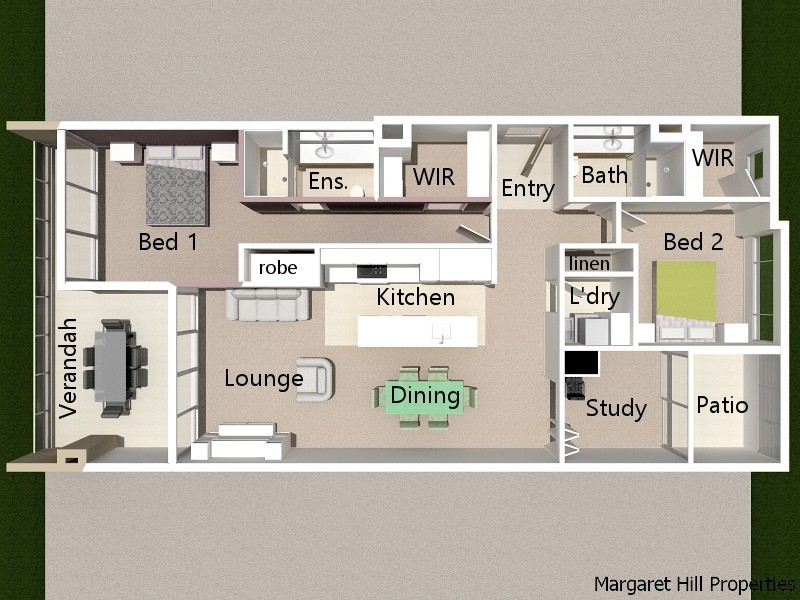 12/1 Sporting Drive (Itara Apartments), Thuringowa Central QLD 4817 Floorplan