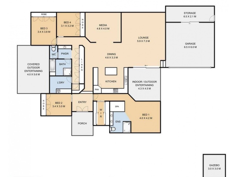 15 Coventry Court, Mount Lofty QLD 4350 Floorplan