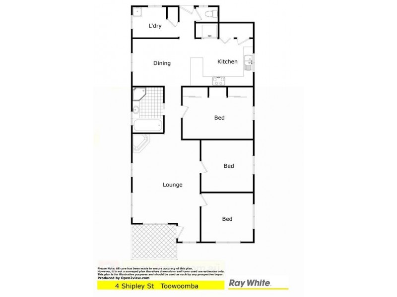 4 Shipley Street, East Toowoomba QLD 4350 Floorplan