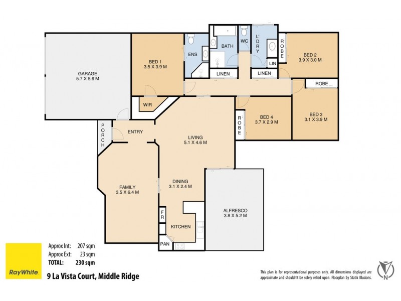 9 La Vista Court, Middle Ridge QLD 4350