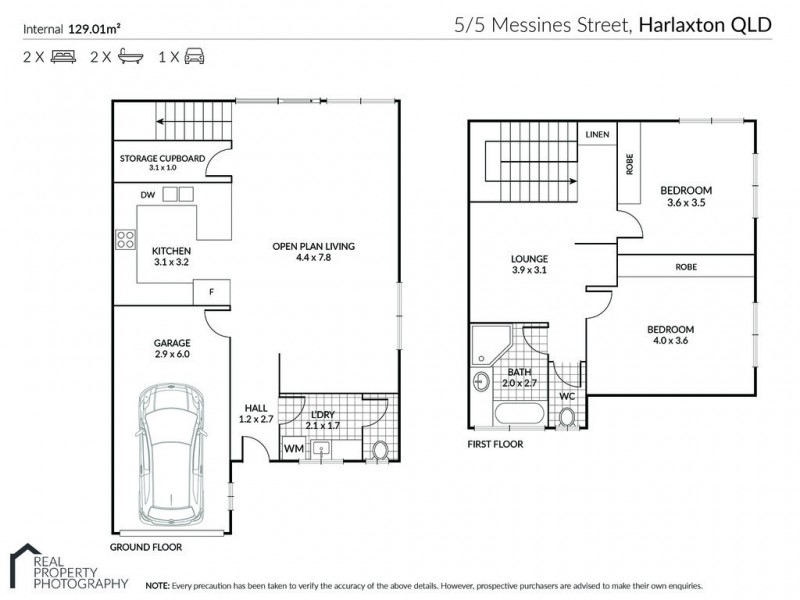 5/5 Messines Street, Harlaxton QLD 4350 Floorplan