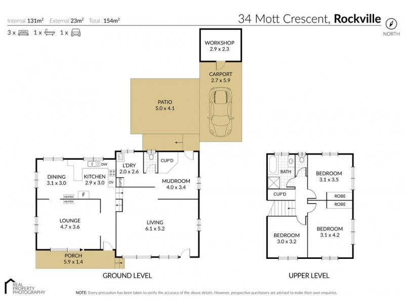 34 Mott Crescent, Rockville QLD 4350 Floorplan