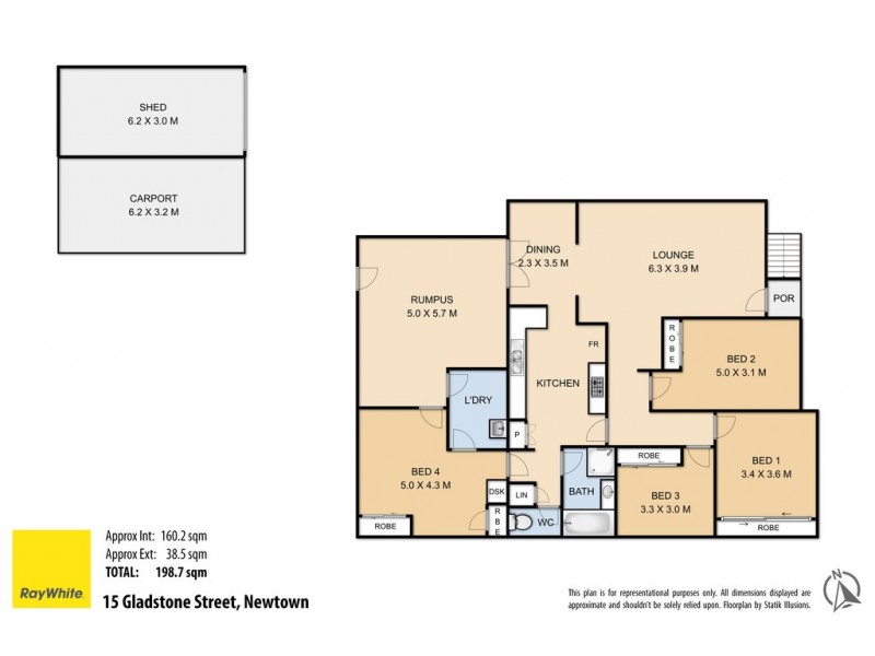 15 Gladstone Street, Newtown QLD 4350 Floorplan