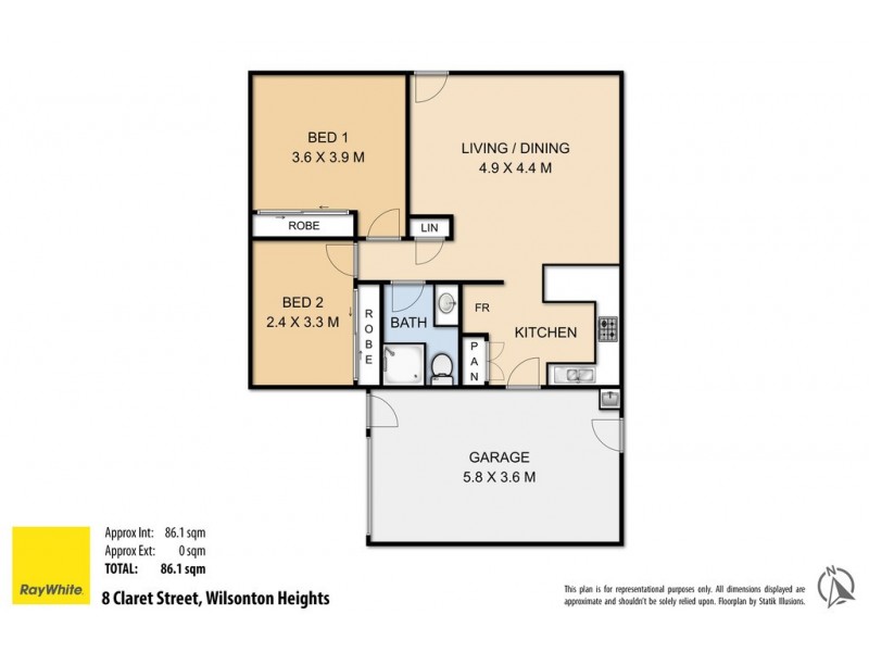 Unit 2/8 Claret Street, Wilsonton Heights QLD 4350