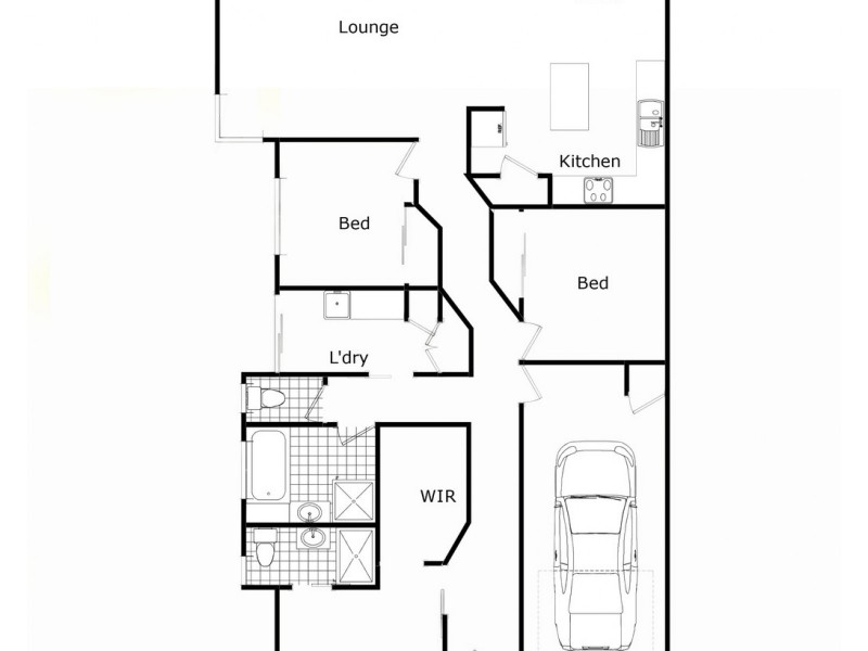 Unit 1/28 Cuttaburra Crescent, Glenvale QLD 4350 Floorplan