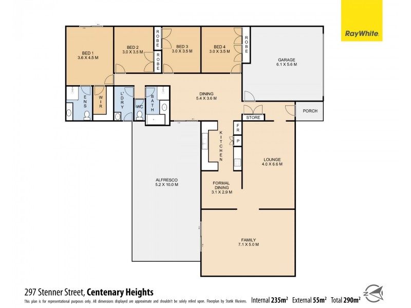 297 Stenner Street, Centenary Heights QLD 4350 Floorplan