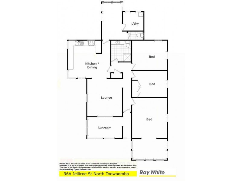 96a Jellicoe Street, North Toowoomba QLD 4350 Floorplan