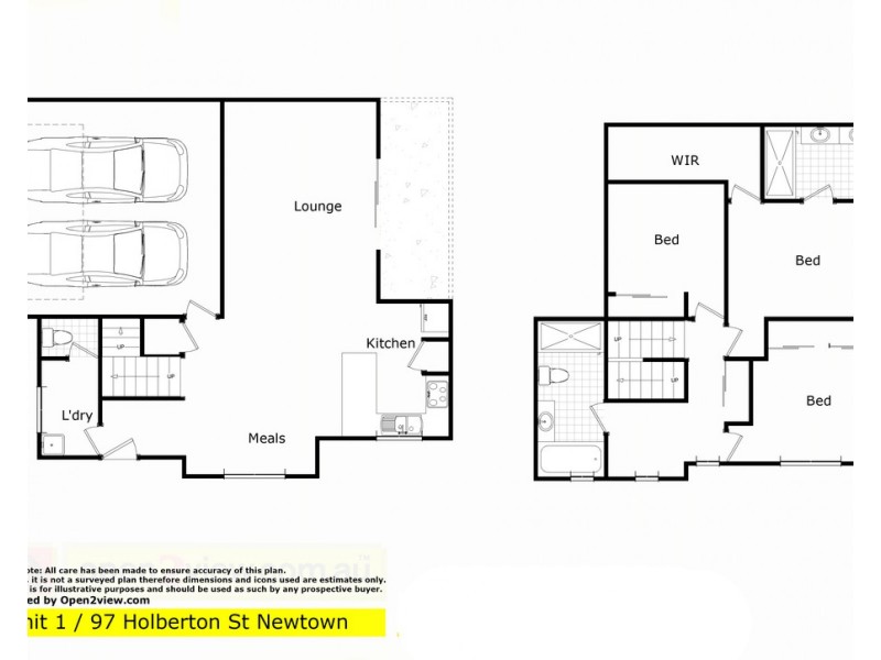 Unit 1/97 Holberton Street, Newtown QLD 4350 Floorplan