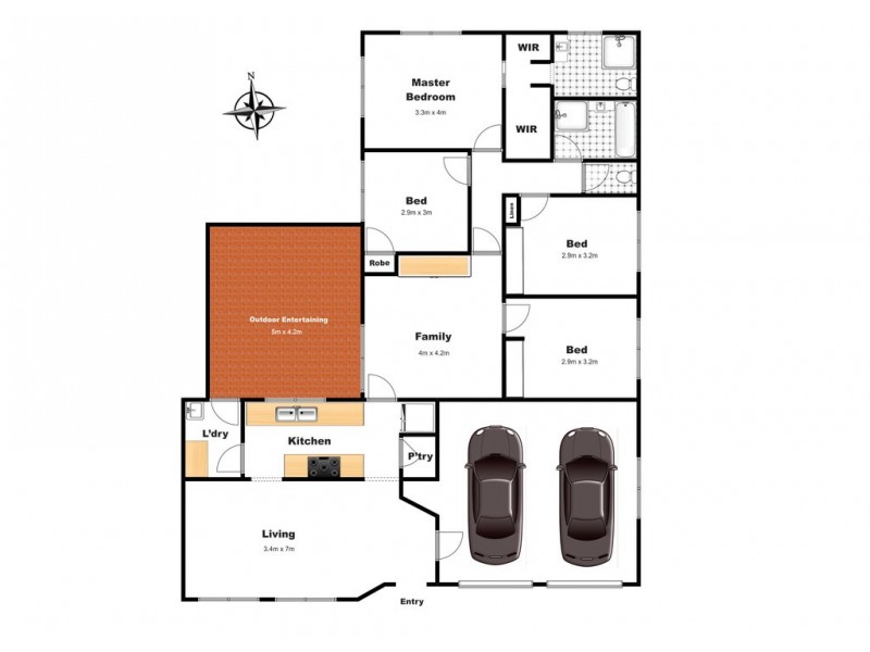 3 Melody Drive, Harristown QLD 4350 Floorplan