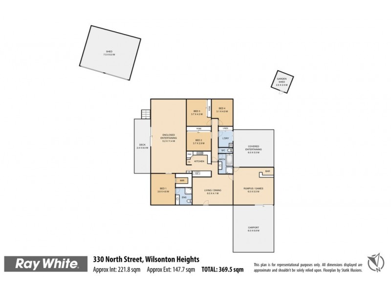 330 North Street, Wilsonton QLD 4350 Floorplan
