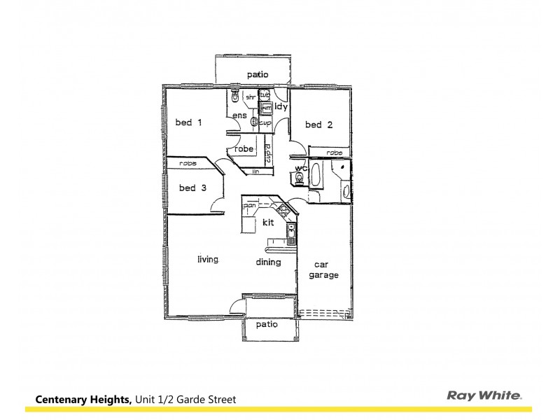 Unit 1/2 Garde Street, Centenary Heights QLD 4350 Floorplan